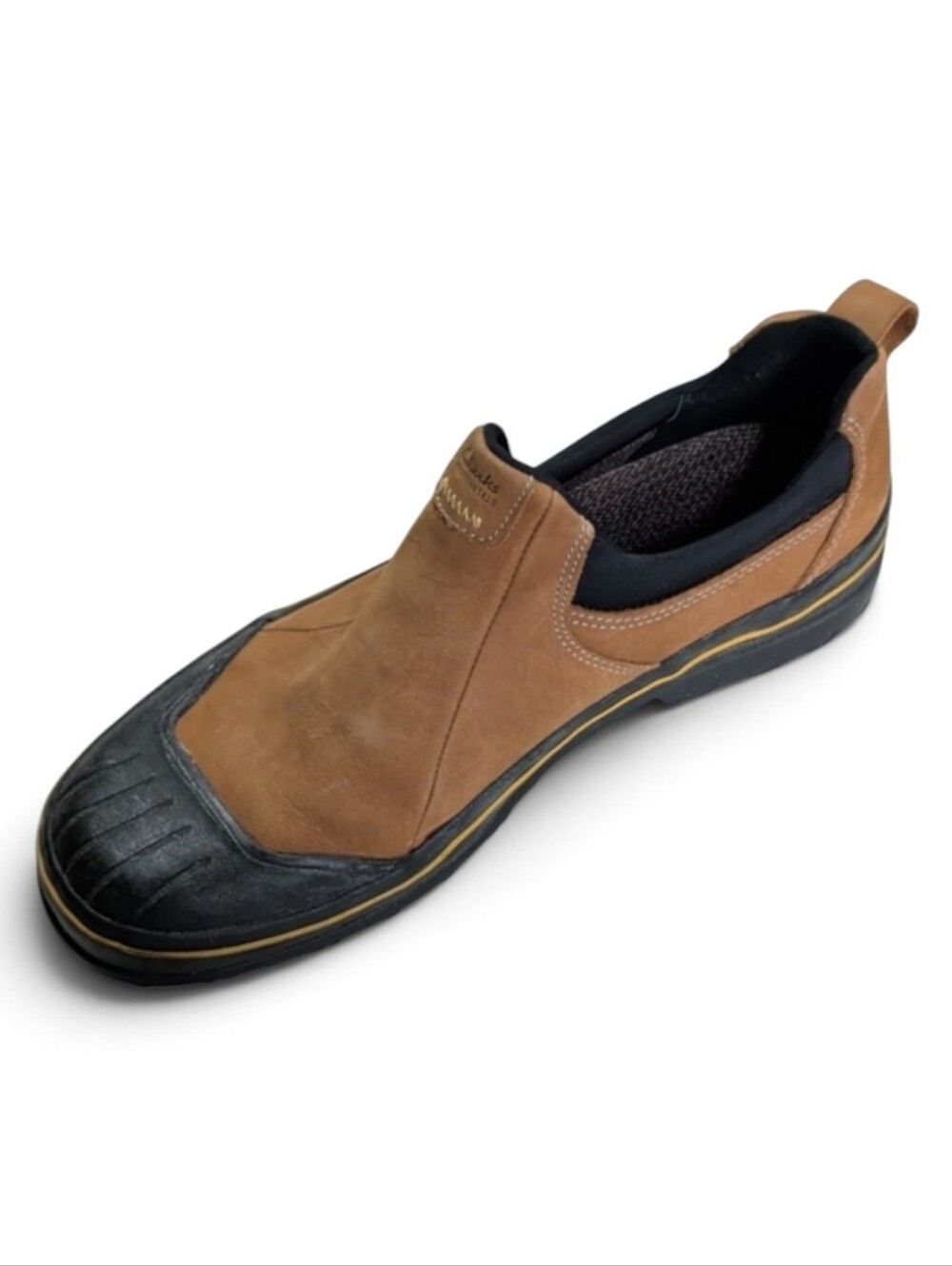 Clarks , Muckers, Leather Waterproof Slip On Shoes. Sz 10